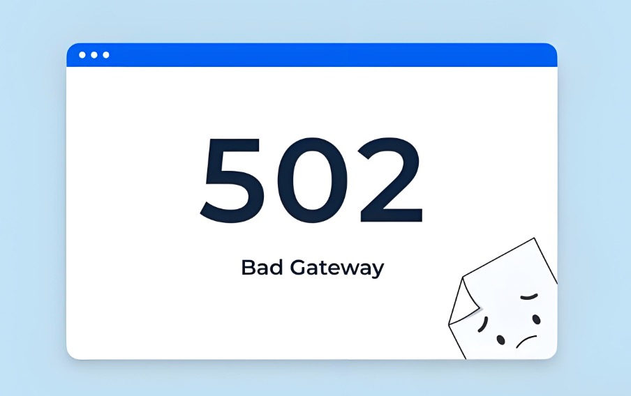网页502报错